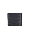 Intrecciato Leather Half Wallet Black - BOTTEGA VENETA - BALAAN 3