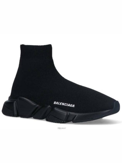 Speed ​​Recycle Knit High Top Sneakers Black - BALENCIAGA - BALAAN 2