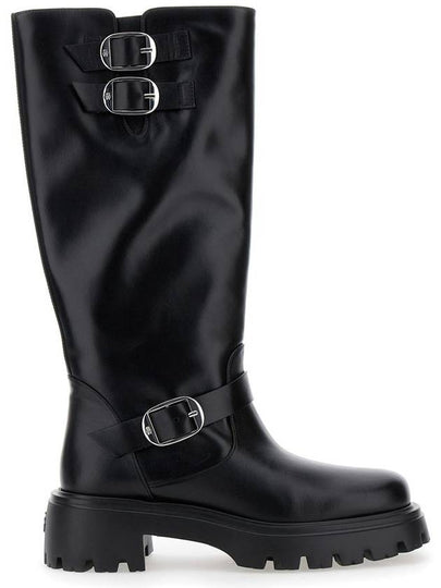 Emerson Moto Long Boots Black - STUART WEITZMAN - BALAAN 2