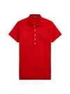 Pony Logo Slim Fit Short Sleeve Polo Shirt Red - POLO RALPH LAUREN - BALAAN 1