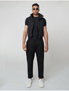 One Tuck Baggy Pants Black - ATHPLATFORM - BALAAN 6