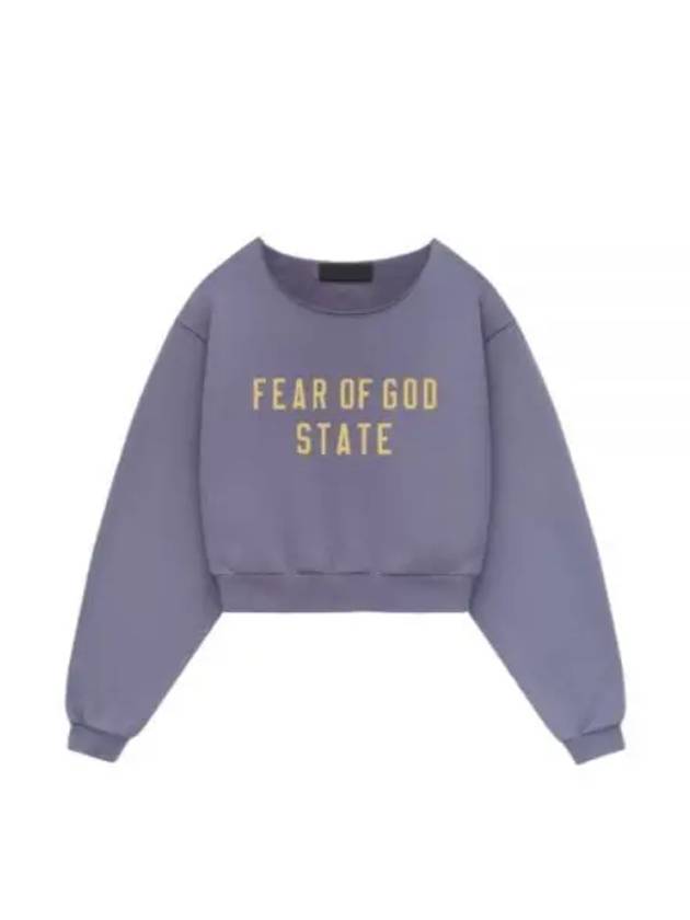 FEAR OF GOD ESSENTIALS 192BT245627FW 192 Heavy Fleece Cropped Crew Neck Sweatshirt - FEAR OF GOD ESSENTIALS - BALAAN 2