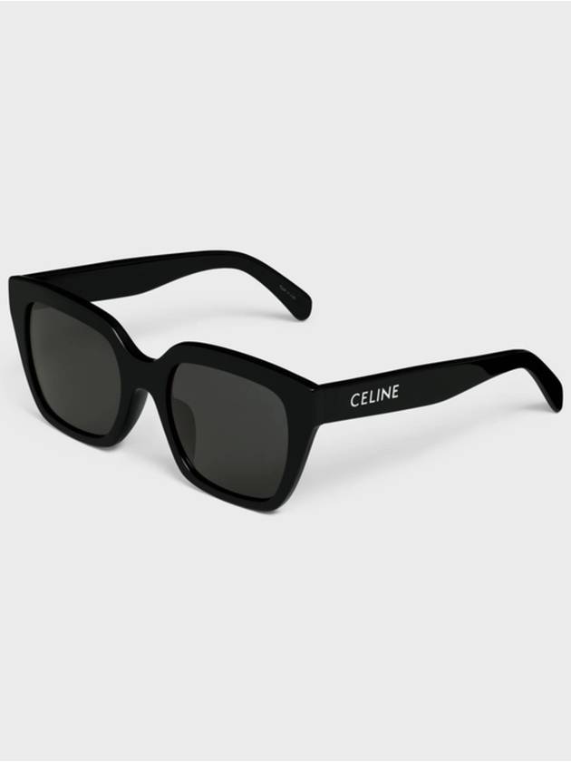 Eyewear Monochrome 03 Acetate Sunglasses Black - CELINE - BALAAN 3