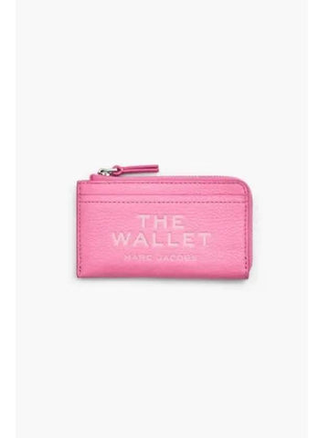 Leather The Top Zip Multi Wallet Petal Pink MBACM24001PIX - MARC JACOBS - BALAAN 1