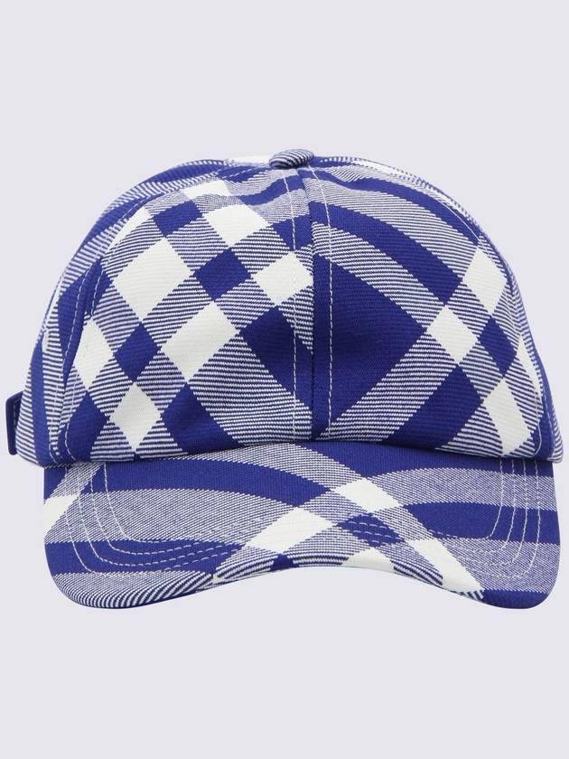 Check Ball Cap Blue - BURBERRY - BALAAN 3