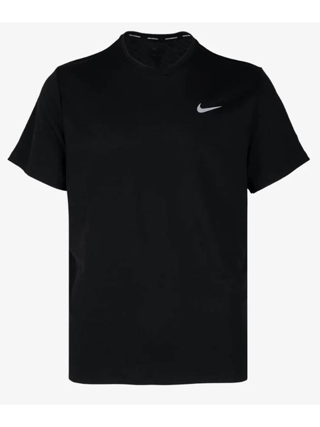 Dri-Fit UV Miler Short Sleeve T-Shirt Black - NIKE - BALAAN 1