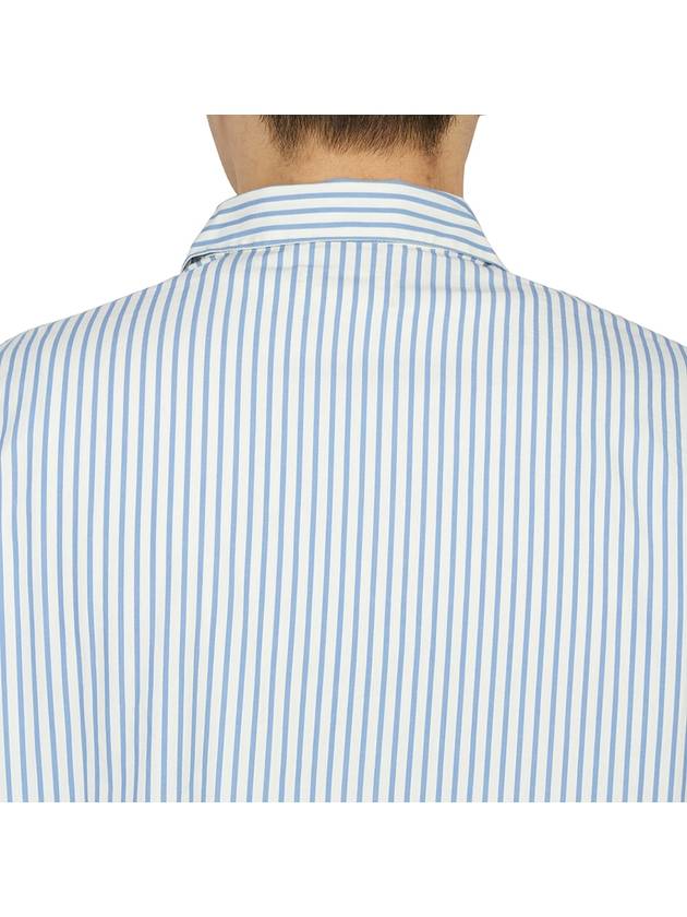 Poplin Long Sleeve Shirt Placid Blue Stripes - TEKLA - BALAAN 8