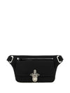 Logo Lock Classic Tonal Stitching Zipper Belt Bag Black - VIVIENNE WESTWOOD - BALAAN 1