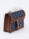 Dionysus Small Shoulder Bag Blue Brown - GUCCI - BALAAN 3