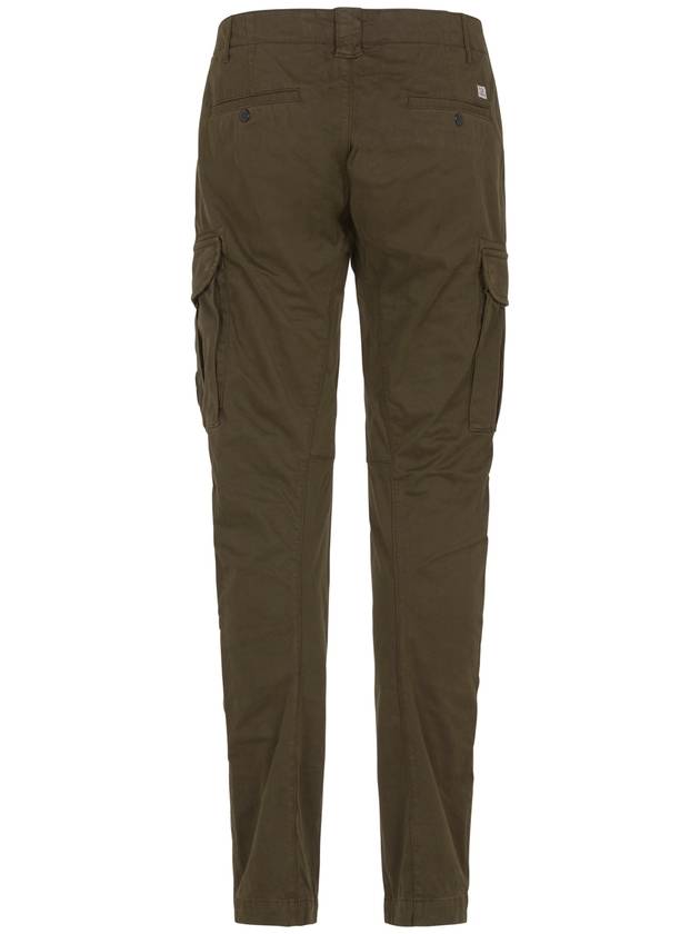 Stretch Sateen Ergonomic Lens Double Cargo Straight Pants Ivy Green - CP COMPANY - BALAAN 3