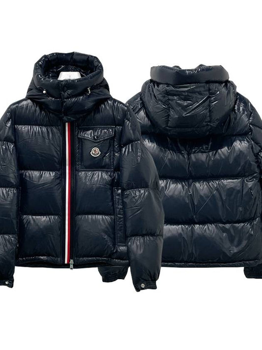 Montb?liard logo short padded jacket navy - MONCLER - BALAAN 2