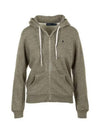 Embroidered Logo Pony Zip-Up Hoodie Grey - POLO RALPH LAUREN - BALAAN 2