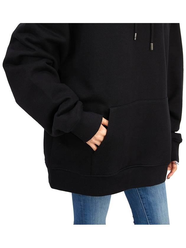 Le Brode Logo Cotton Hoodie Black - JACQUEMUS - BALAAN 10