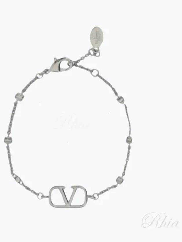 V Logo Signature Women s Chain Bracelet Accessories J0W24YCW 68S - VALENTINO - BALAAN 1