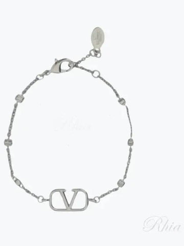 V Logo Signature Women s Chain Bracelet Accessories J0W24YCW 68S - VALENTINO - BALAAN 1