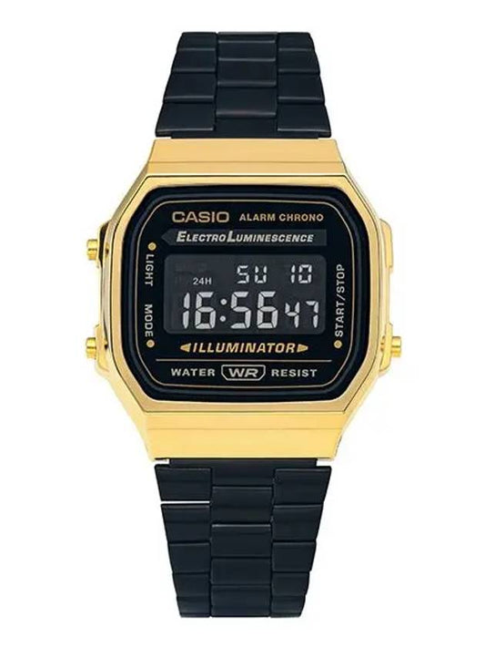 Watch A168WEGB 1BDF Vintage Retro Digital Men's Metal Watch Women's Metal Watch - CASIO - BALAAN 1