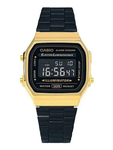 Watch A168WEGB 1BDF Vintage Retro Digital Men's Metal Watch Women's Metal Watch - CASIO - BALAAN 1