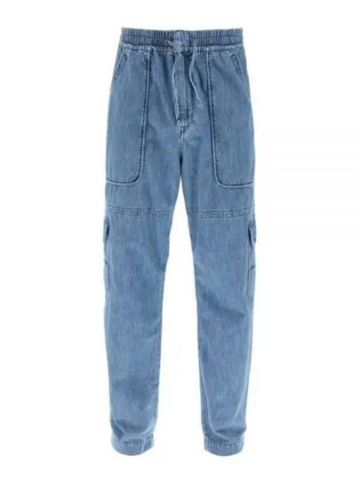 Vanni Cargo Denim Jeans Blue - ISABEL MARANT - BALAAN 2