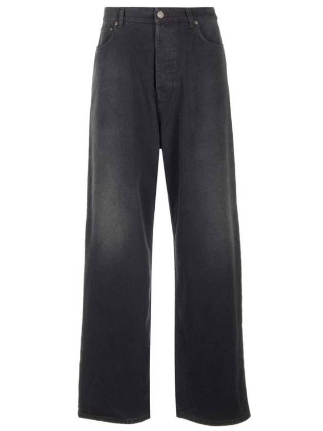 Mid-Rise Wide Jeans Black - BALENCIAGA - BALAAN 2