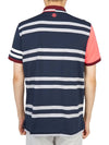 Golf VARIEGATED STRIPE POLO MF22K114 TWILIGHT Men's Barred Stripe Polo - G/FORE - BALAAN 5