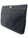 Calfskin Boy Clutch New Medium - CHANEL - BALAAN 4