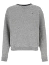 Embroidered Logo Pony Fleece Sweatshirt Grey - POLO RALPH LAUREN - BALAAN 2