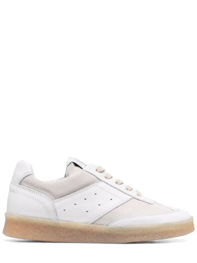 6 Court Logo Tongue Low Top Sneakers White - MAISON MARGIELA - BALAAN 2