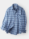 Forest Memory Check Shirt Blue - INDUST - BALAAN 3