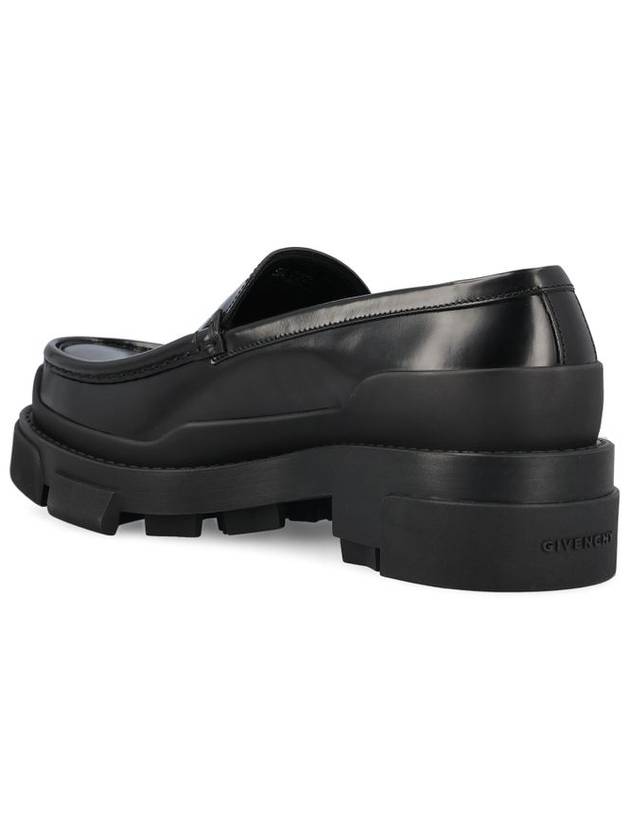 4G Terra Leather Loafers Black - GIVENCHY - BALAAN 4