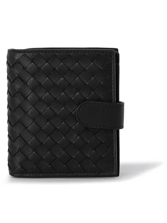 121059 V3UN1 8803 V001N 1000 Intrecciato Zipper Medium Wallet - BOTTEGA VENETA - BALAAN 1