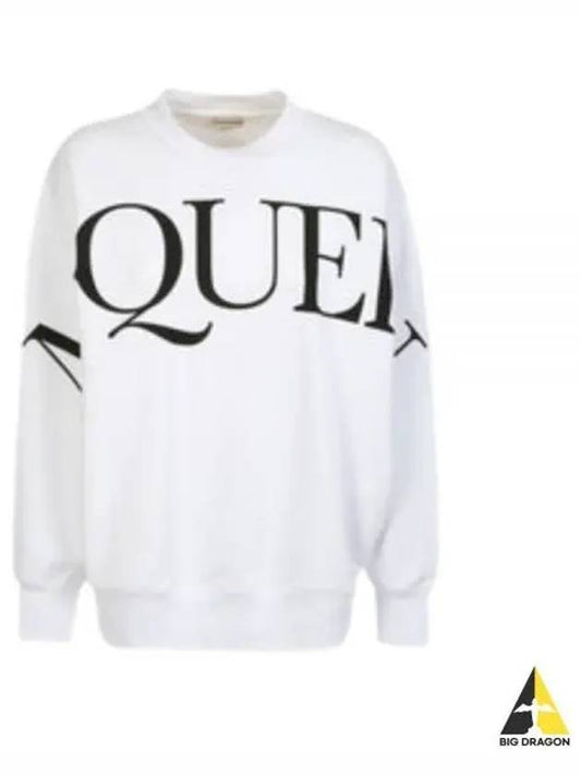 Logo Sweatshirt White - ALEXANDER MCQUEEN - BALAAN 2