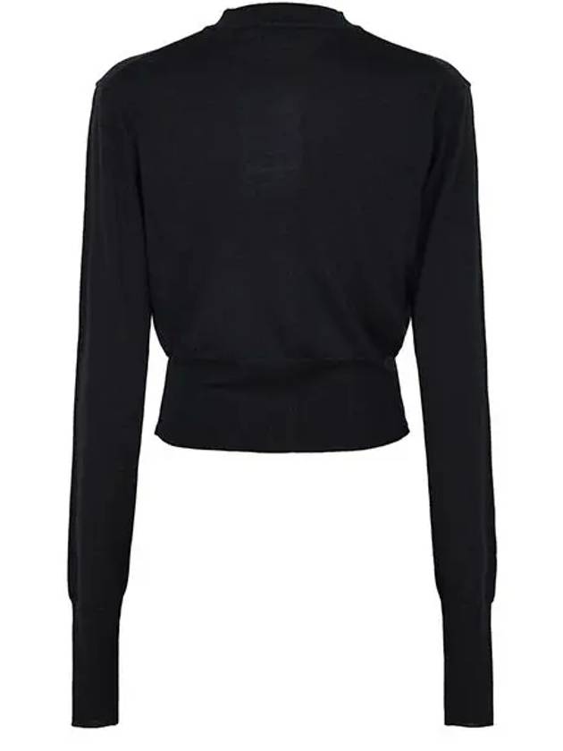 Bea Cropped Cardigan Black - VIVIENNE WESTWOOD - BALAAN 3