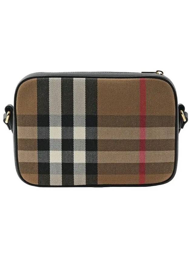 Checked Leather Camera Cross Bag Brown - BURBERRY - BALAAN 6