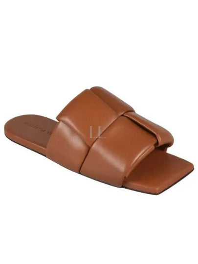 Men's Patch Mule Slippers Caramel - BOTTEGA VENETA - BALAAN 2