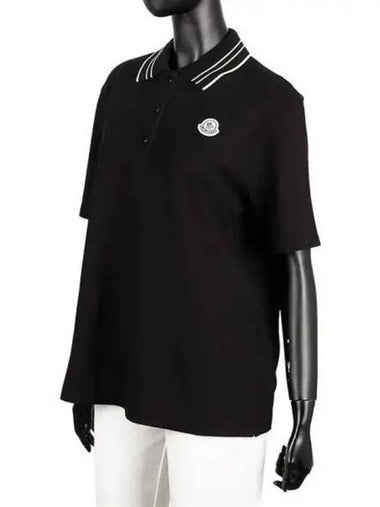 Logo patch polo t shirt 270980 - MONCLER - BALAAN 1