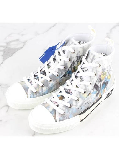 xAlexa Foxton Oblique High Top Sneakers 40 250 - DIOR - BALAAN 1