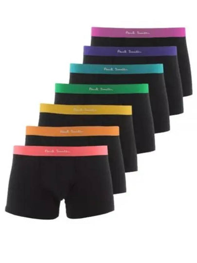 Logo Waistband Boxer Briefs 7 Pack Set Black - PAUL SMITH - BALAAN 2