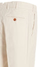 Cotton Chino Straight Pants Beige - BRUNELLO CUCINELLI - BALAAN 5