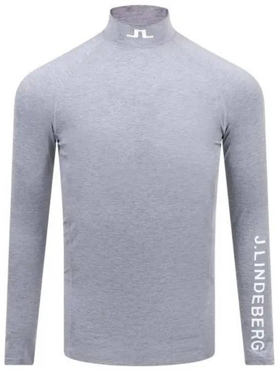 Men's Aelo Soft Compression Long Sleeve T-Shirt Grey - J.LINDEBERG - BALAAN 2