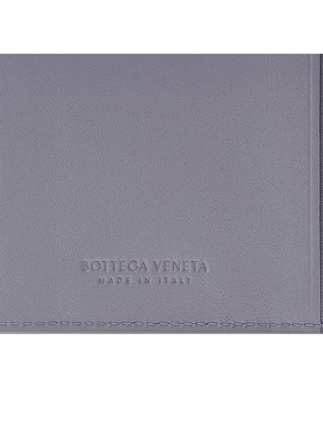 Intrecciato Lambskin Calfskin Card Wallet Case Oyster - BOTTEGA VENETA - BALAAN 8