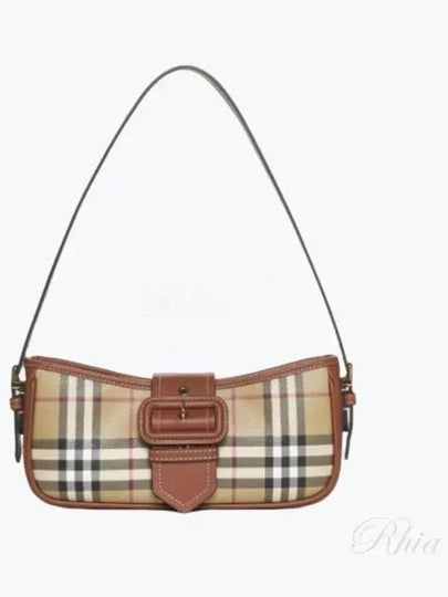 Check Shoulder Bag Brown - BURBERRY - BALAAN 2