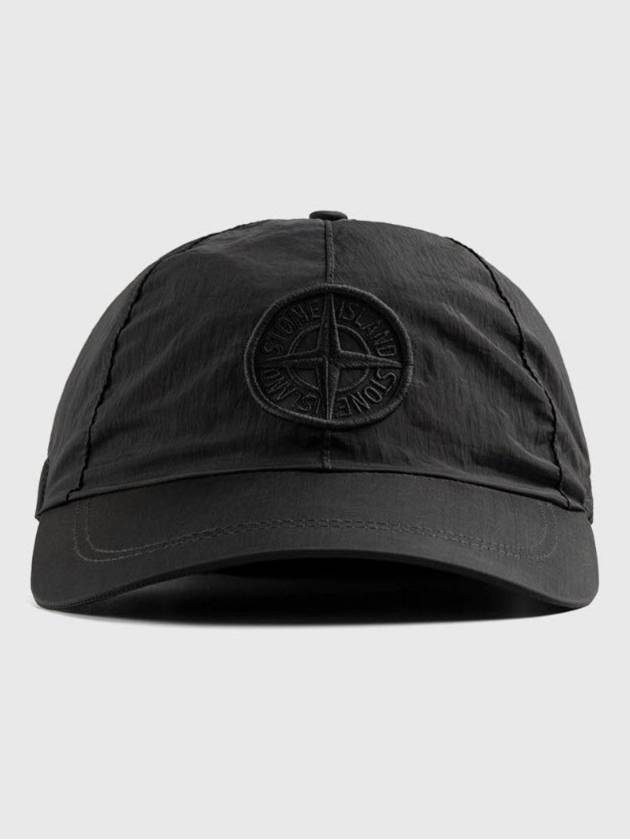 Nylon Metal 6-Panel Cap Black - STONE ISLAND - BALAAN 7