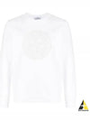 Men's Industrial One Print Sweatshirt White - STONE ISLAND - BALAAN 2