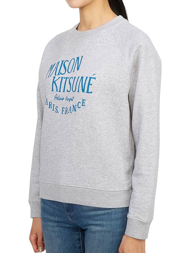 Cotton Palais Royal Vintage Logo Sweatshirt Grey - MAISON KITSUNE - BALAAN 3