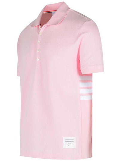 Thom Browne Pink Cotton Polo Shirt - THOM BROWNE - BALAAN 2