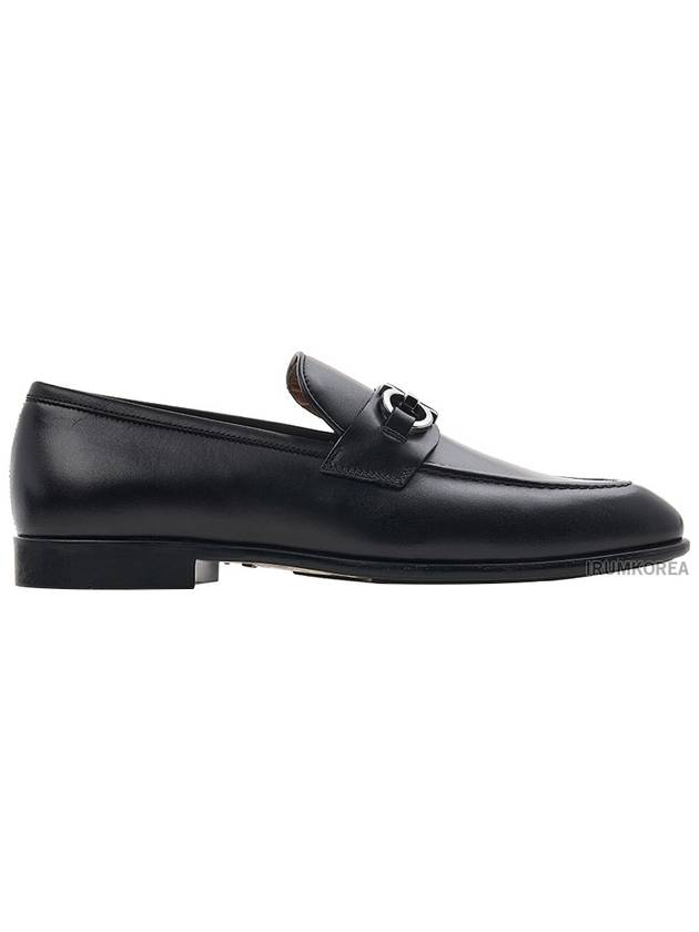 Ferragamo Men s Double Gancini Loafer FOSTER NERO 0762636 - SALVATORE FERRAGAMO - BALAAN 2