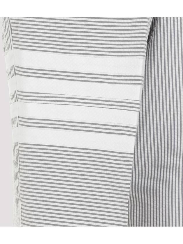 4 Bar Stripe Tailored Straight Pants Grey - THOM BROWNE - BALAAN 6