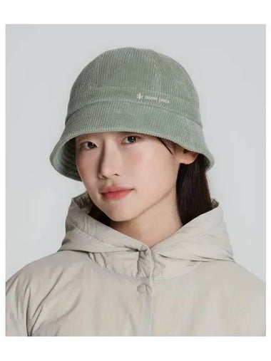 Corduroy Women s Bucket Hat Mint S23WWFBH61 - SNOW PEAK - BALAAN 1