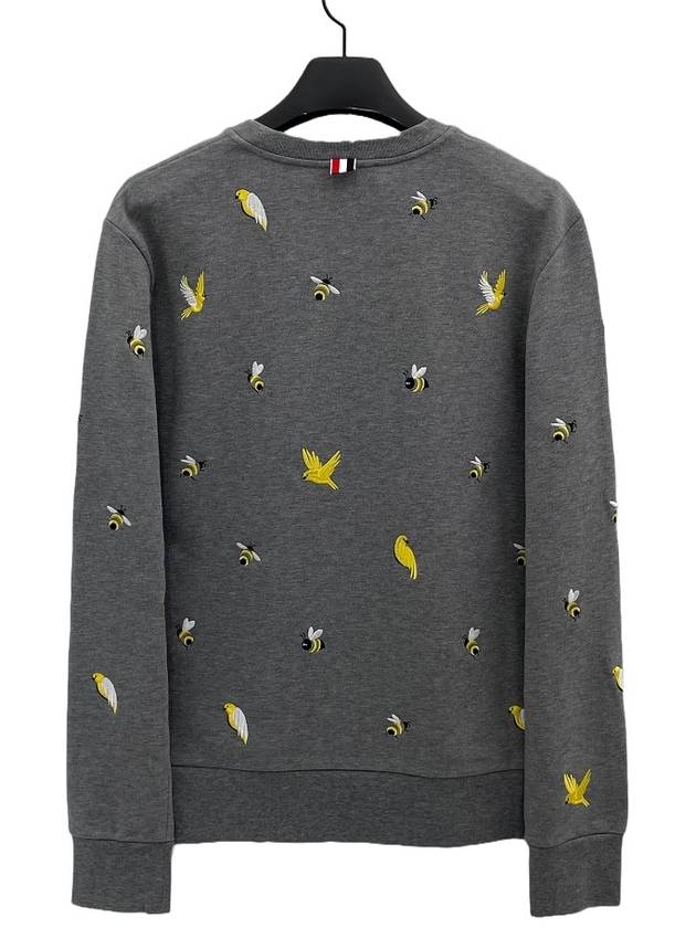 Bird & B Embroidered Sweatshirt MJT367E 035 - THOM BROWNE - BALAAN 2