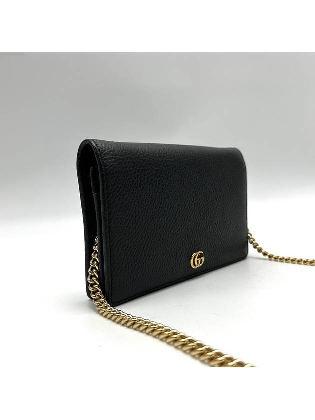 GG gold Marmont chain cross bag 497985 - GUCCI - BALAAN 4